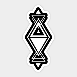 Triangle art Sticker